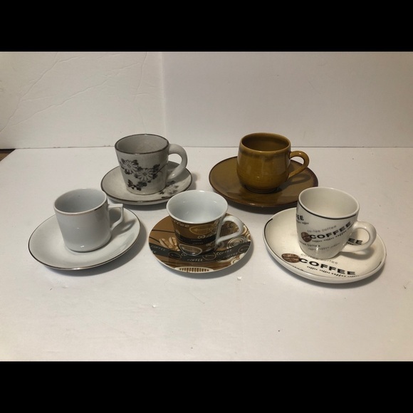 Espresso Cup/Saucer Sets (5). - Picture 2 of 5
